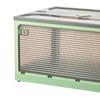 Clothes Storage Box Clear Transparent 4 Way Opening Bottom Pulley Design Plastic PET Storage Container for Home