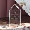 Polished House Glass Vase Glass Art Hydroponic Vase Ornament  Wedding Decor