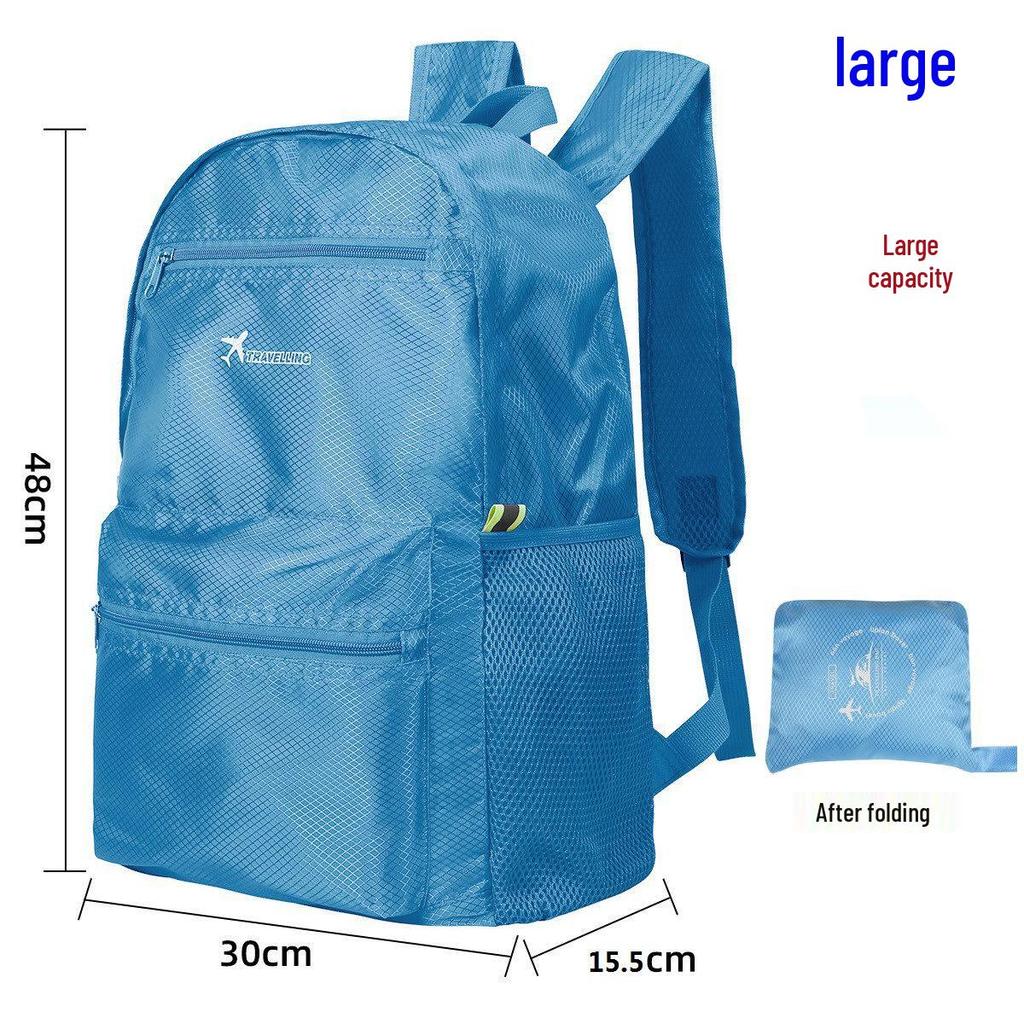 New Ultralight Foldable Travel Backpack for Hiking & Camping - Large Capacity