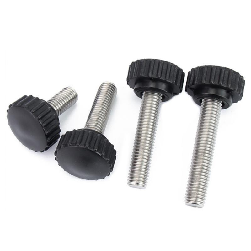 M3 M4 M5 M6 M8 M10 304 Nerezová ocel Rýhovaná Nylonový plast Kulatá hlava Rukojeť Šroub s palcem Bakelitový šroub Ruční šrouby