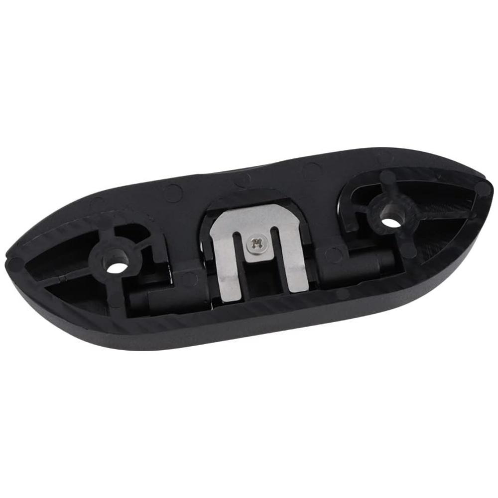 4 szt. 4,72" składane knagi, składane knagi dokujące z długimi i krótkimi śrubami. Nylon klasy morskiej, czarny, 2 otwory