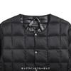 Crew Neck Button Inner Down Jacket Men's (TAION-104)