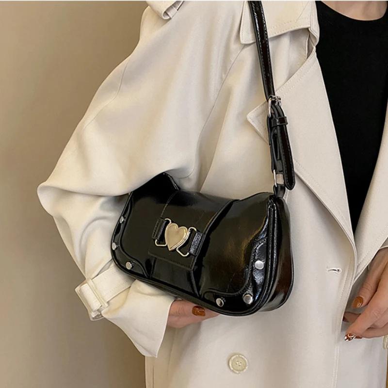 

Модная женская сумка на плечо Y2K, сумка для подмышек, роскошный дизайн, Bolsos, плиссированная сумка для подмышек, одноцветные сумки-мессенджеры, сумки-хобос