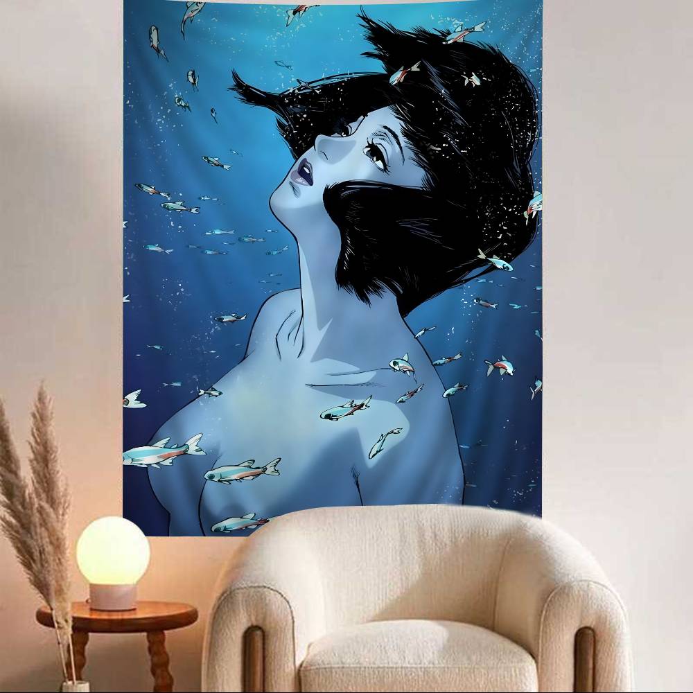 Anime Kon Satoshi Perfect Blue Anime Tapestry Indian Buddha Wall Decoration Witchcraft Bohemian Hippie Wall Hanging Sheets
