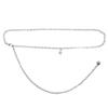 Adjustable Sexy Hot Girl Waist Chain Sweet Cool Body Chain Dance Belly Button Chain Belt with Skirt Decoration Summer
