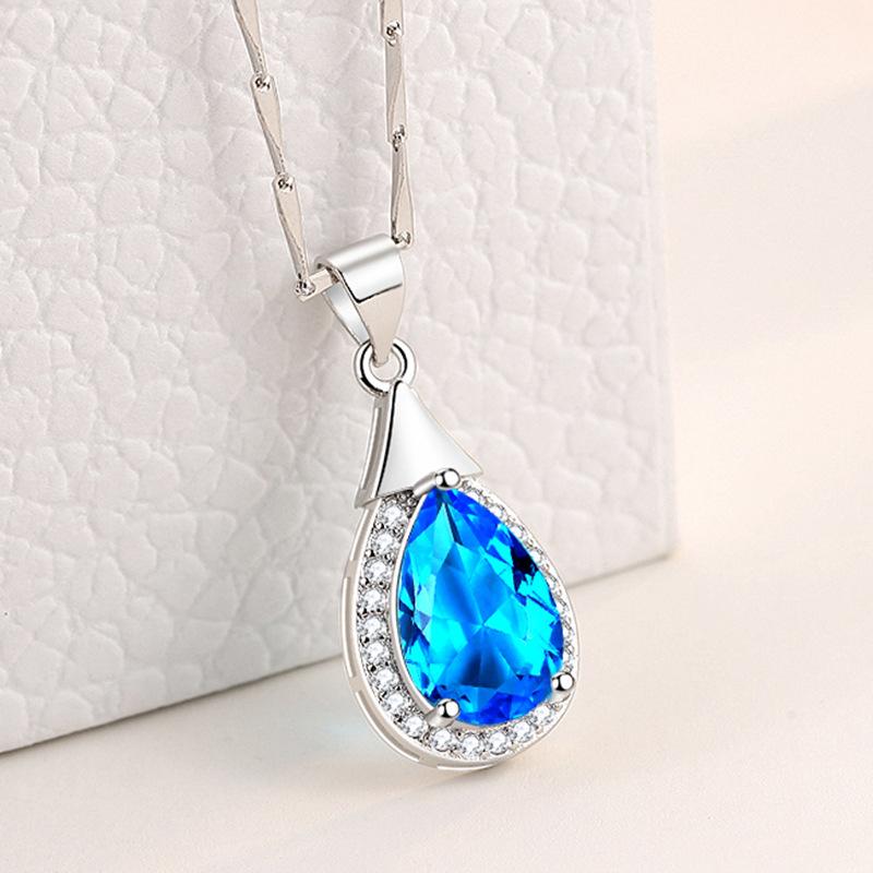 Lindon Women Copper Alloy Zircon Necklace Pendant For Women Party Gifts Fashion Gift
