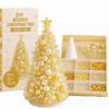 DIY Pearl Bead Christmas Tree Craft Kit 1 Set Mini Lightweight Tabletop Xmas Ornament for Travel Holiday Decor