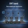 HDCON HT-D840LJ UHF 1-to-4 Wireless Lapel Microphone System (CN Version)