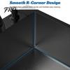 Kitchen Sink Black Sink, Embedded/Top Mounted Stainless Steel Workbench with Cutting Board & Drainage Basket, Single Bowl Accessories (31.5 x 17.7in)