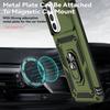Rugged Military Grade Anti-Drop Case For Samsung Galaxy S26 S25 S24 S23 S22 Ultra Plus Car Magnetic Ring Stands Protective Cover