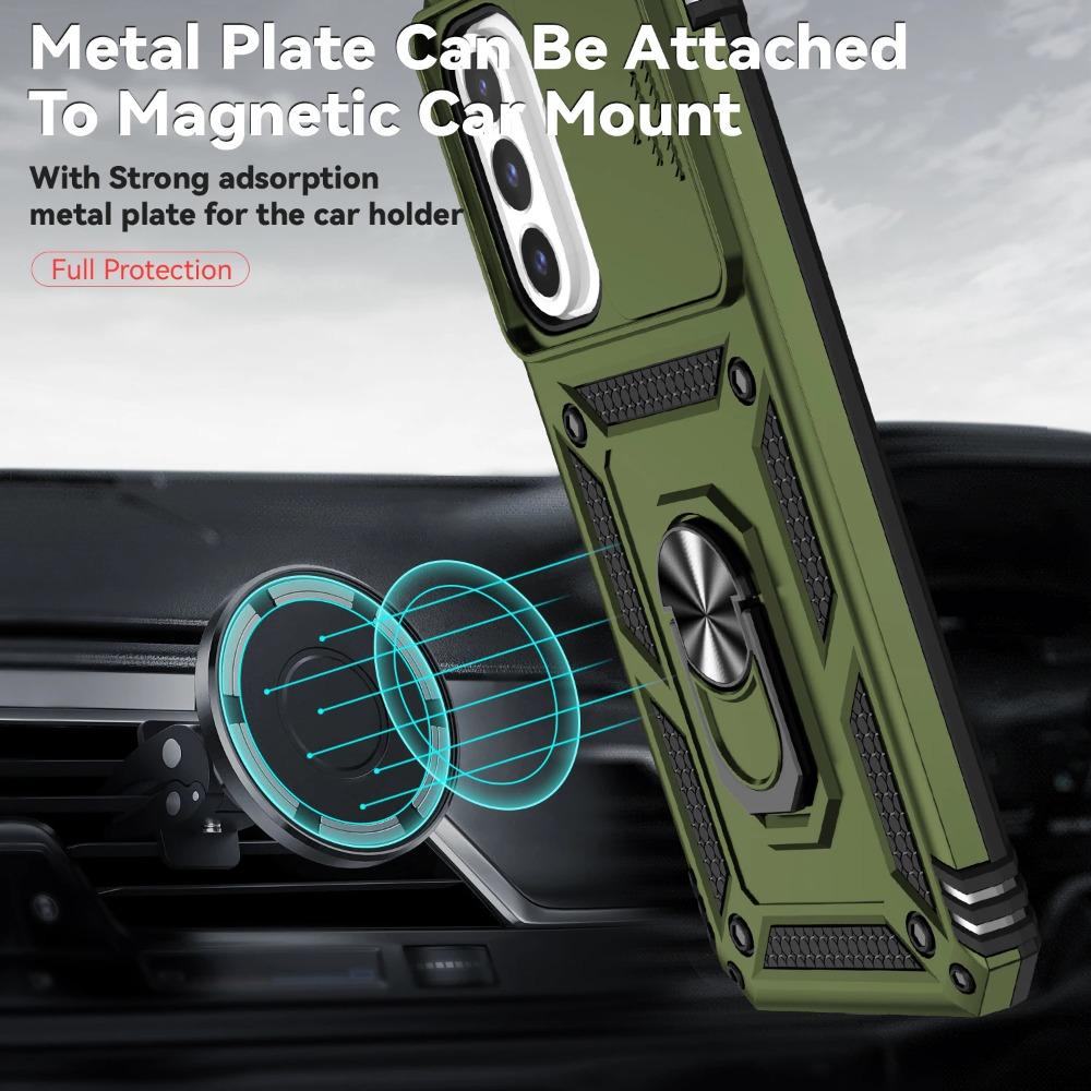 Rugged Military Grade Anti-Drop Case For Samsung Galaxy S26 S25 S24 S23 S22 Ultra Plus Car Magnetic Ring Stands Protective Cover