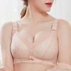 Women's Thin Bra Full Cup Underwear Plus Size Bra Without Steel Rim Push Up Bra
