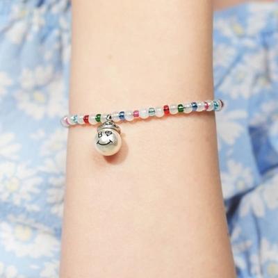 BONBEAU Lächeln Perlenanhänger Farbiges Perlenarmband