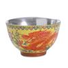Handmade 999 Sterling Silver Dragon & Phoenix Enamel Tea Cup Gift Set - Gongfu Court Style