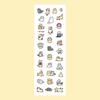 1/3 Sheets Korean Cute Graffiti Style Rabbit Cartoon Stickers Kawaii Animal Decals Hand Account Diary Scrapbook Sticker
