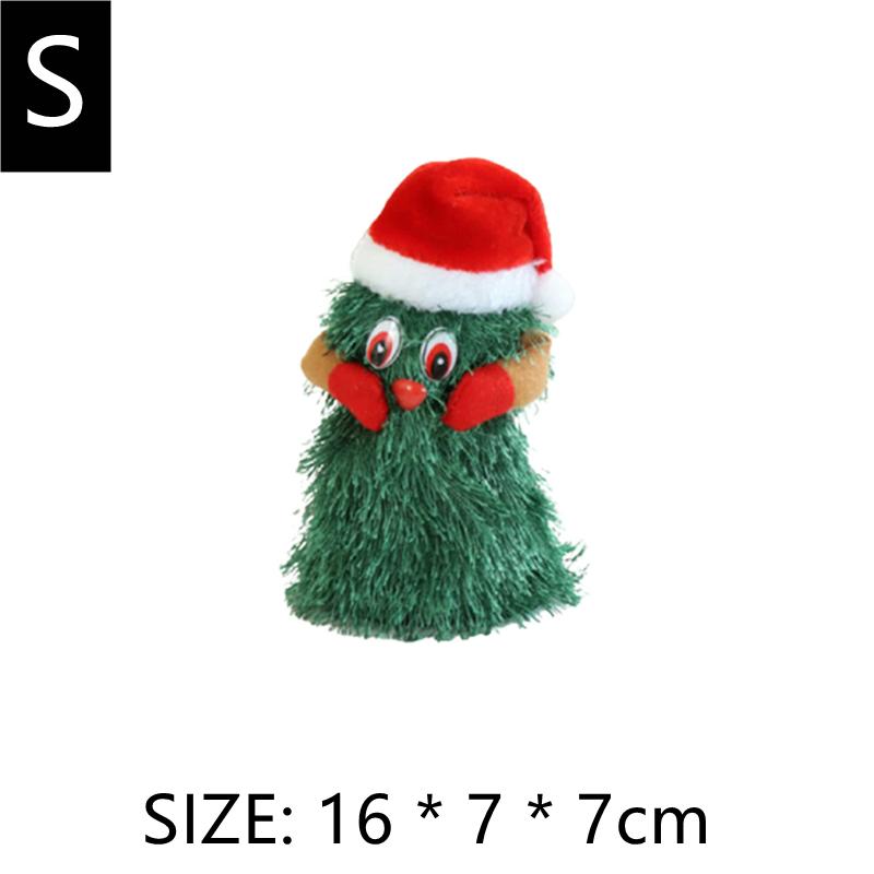 Новая Плюшевая Игрушка Электрическая Поющая Танцующая Рождественская Елка Игрушки Рождественская Кукла Веселого Рождества Украшения Электрическая Игрушка Для Детей