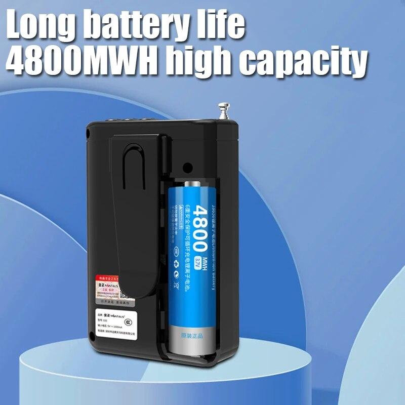 Portable Full Band Radio MINI FM/AM/SW Receiver TF Card/USB MP3 Music Player with 3.5mm Jack High Sensitivity Radio