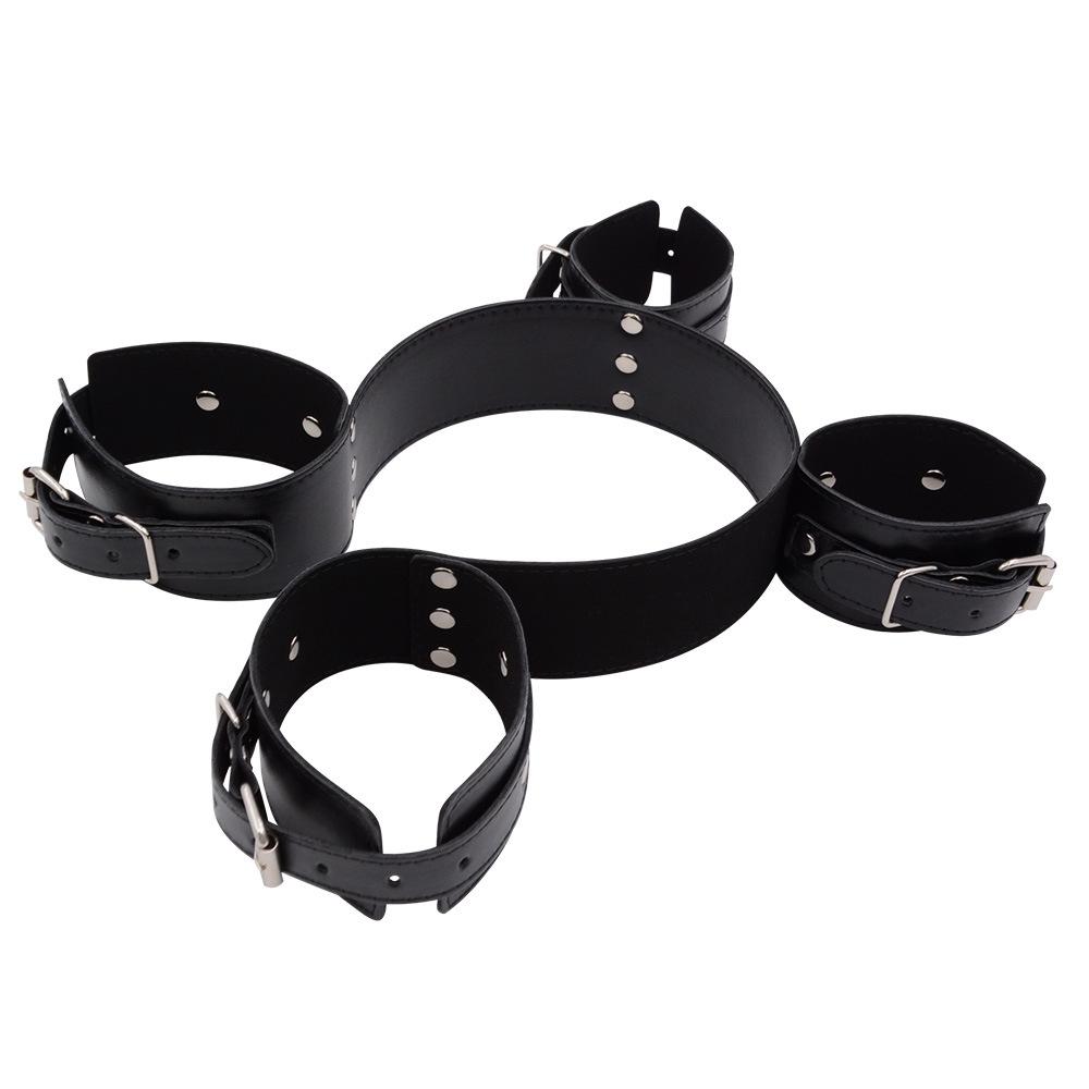 Bondage Gear SM Handcuff Leg Cuffs Sex Toys Hand Thigh Restraint Sextoy Kits Couple Adult Erotic Games PU Straps 18+ Shop