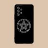 Aesthetic Pentagram Phone Case for Samsung Galaxy A56 55 54 53 52 51 36 35 34 23 16 15 5G Soft TPU Shockproof Cover