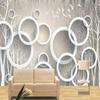 Modern Abstract Wallpaper Art Circle Forest Photo Wall Mural Living Room Tv Sofa Background Wall Painting Frescoes