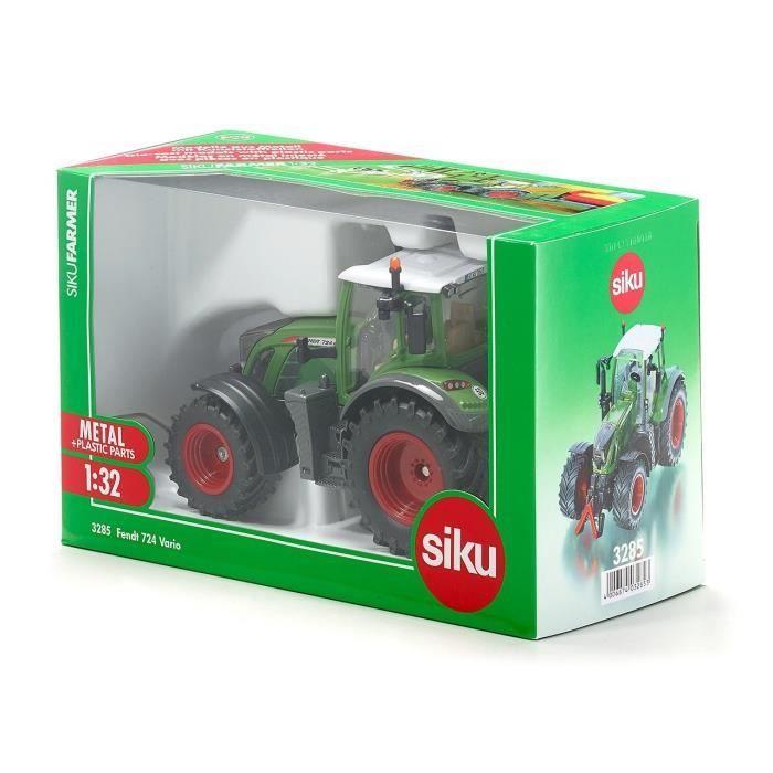 Tracteur siku fendt 724 vario - modèle réduit 1/32 - vert et blanc - pour enfant dès 3 ans
