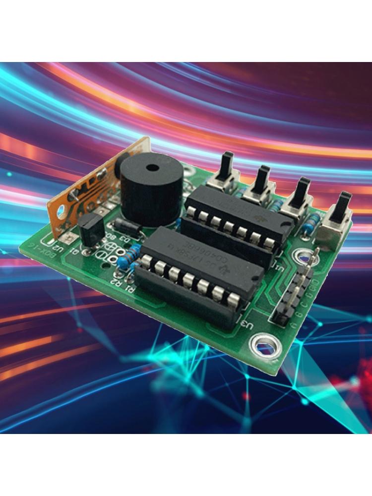 Upgrade DIY Electronic 16 Music- Sound Box DIY Kit Module Soldering Practice Learning Kits for Arduino- Voltage 4.5-5V