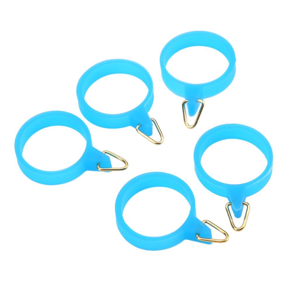 5PCS with Rubber Circle Fishing Rod Hook Holder Fishing Hook Holder  for Outdoor Fishing