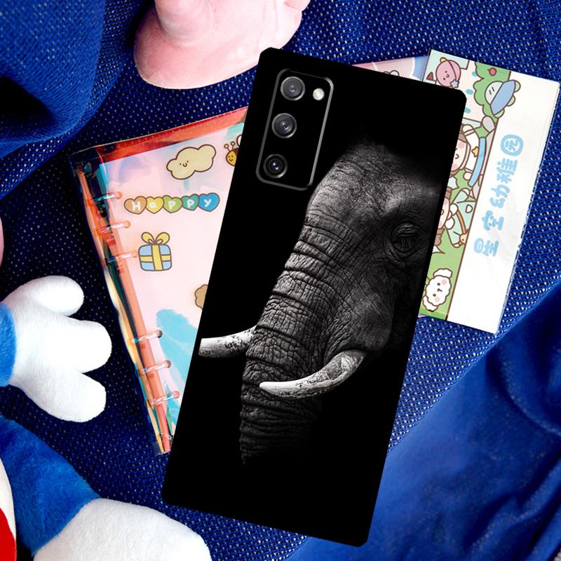 Wild Elephant Head Case For Samsung Galaxy S26 Ultra S25 S24 S23 S22 S21 S10 Plus S20 FE S25 Ultra Cover Funda