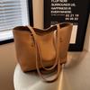 Fashi Solid PU Simple Messenger Bag for Women New Style Large Capacity Commuter Shoulder Bag Hot Selling Niche Top-Handle Bags