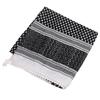 Religious Arab Adult Keffiyeh Headscarf Turban Jacquard Pattern Scarf Outdoor Headscarf for Male Daily Hair Accessory