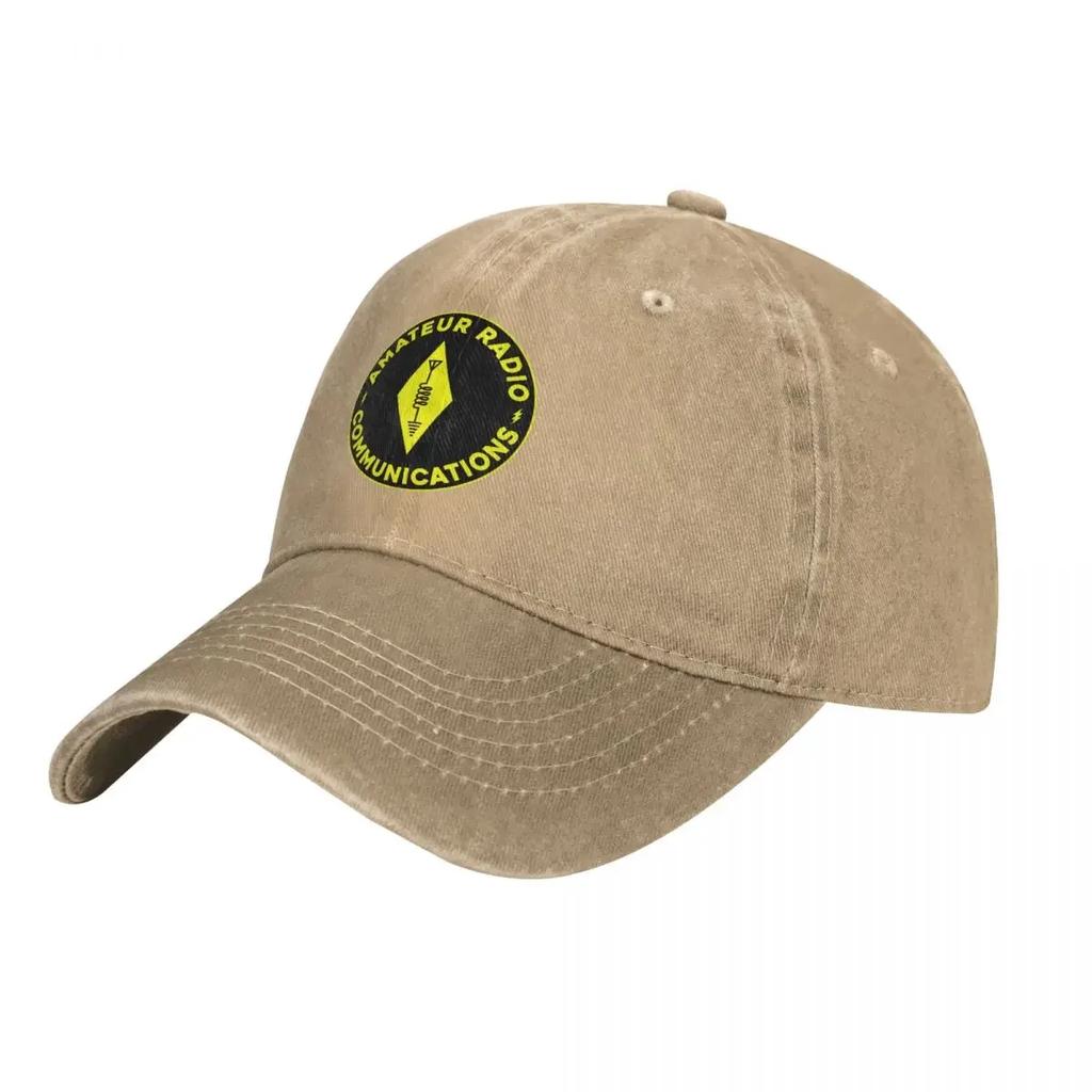 2026 Amateur Radio Communications Washed Baseball Cap Funny Logo Classic Trucker Hat Summer Unisex Men Kpop Rock Baseball Caps