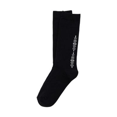 WELLBEING EXPRESS Tattoo Cotton Socks Black