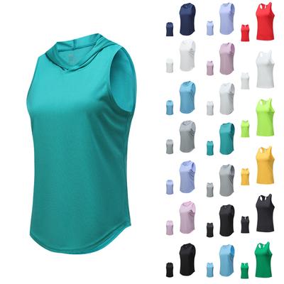 Ladies' Casual Color Sports Quick Drying Clothes Fitness Short Fitness Vest