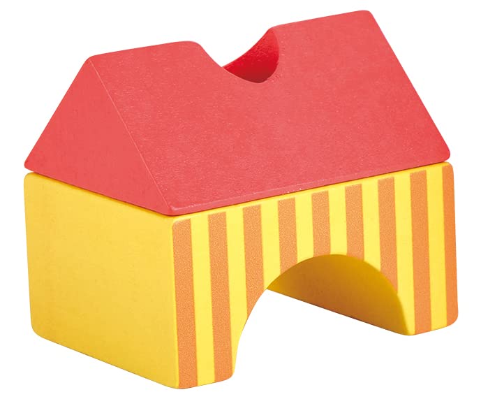 Witthart Curious George Wooden Building Block Train VG11