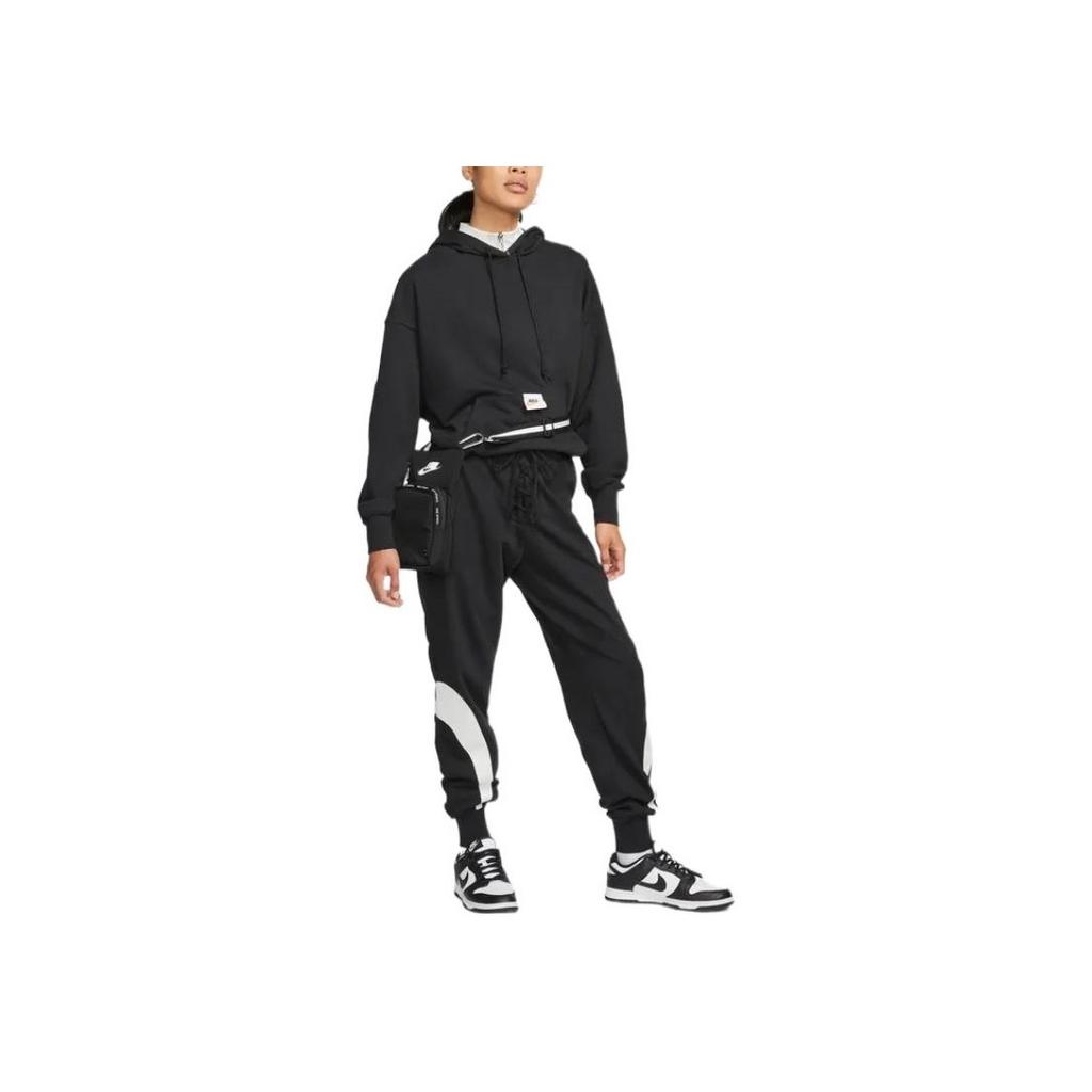 Nike Sportswear Circa 50 Logo Print Drawstring Mid Waist Sports Pants Women Pants Black DQ6227-010