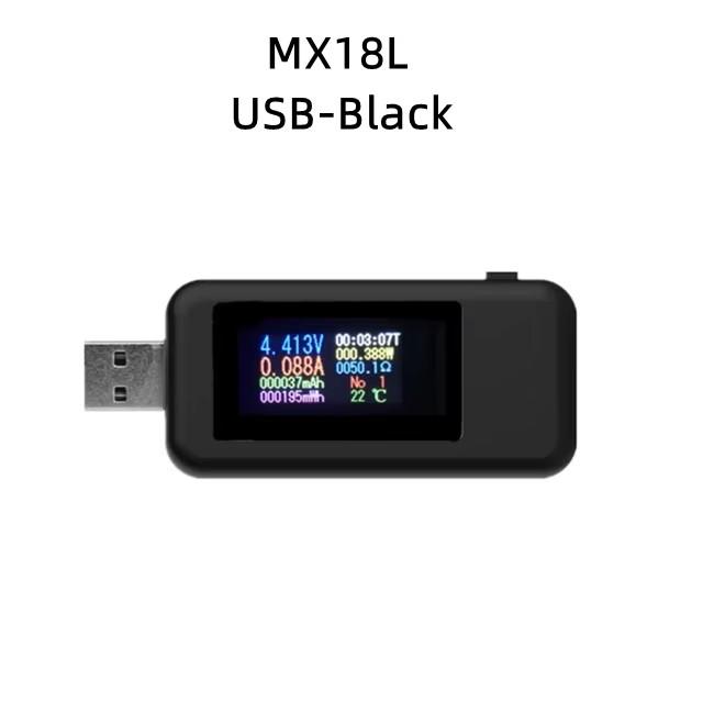 USB Tester Voltmeter Ammeter TYPE-C Digital Monitor Current Voltage Monitor Charger Capacity Tester Cut-off Power Indicator