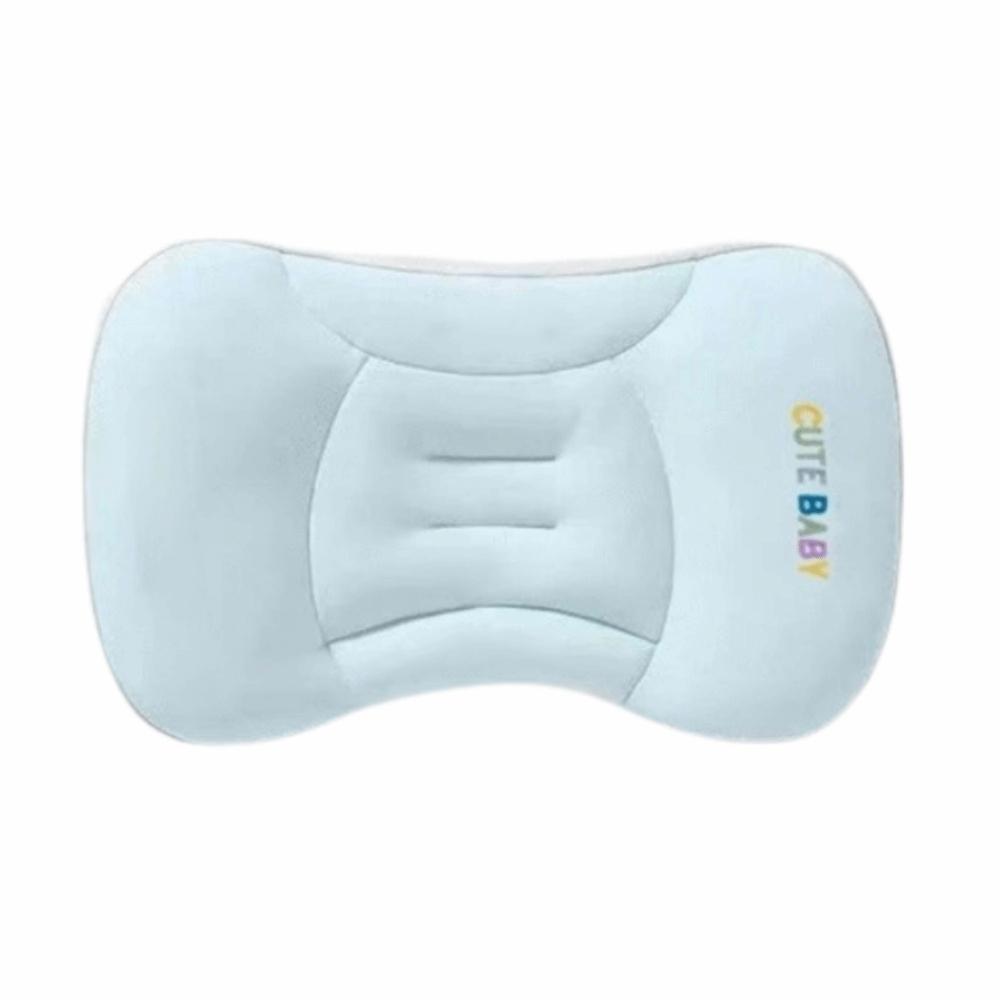 

Cooling Fabric Children s Neck Support Pillow Infant Head Support Pillow Promoting Relax Sleep T1 синий