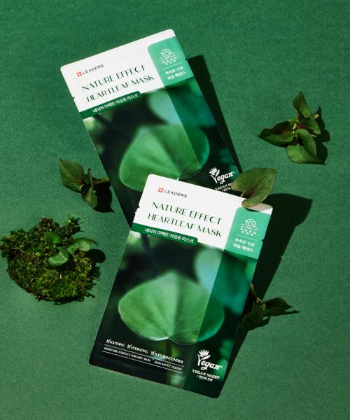 Nature Effect Houttuynia Cordata Mask 10 Sheets
