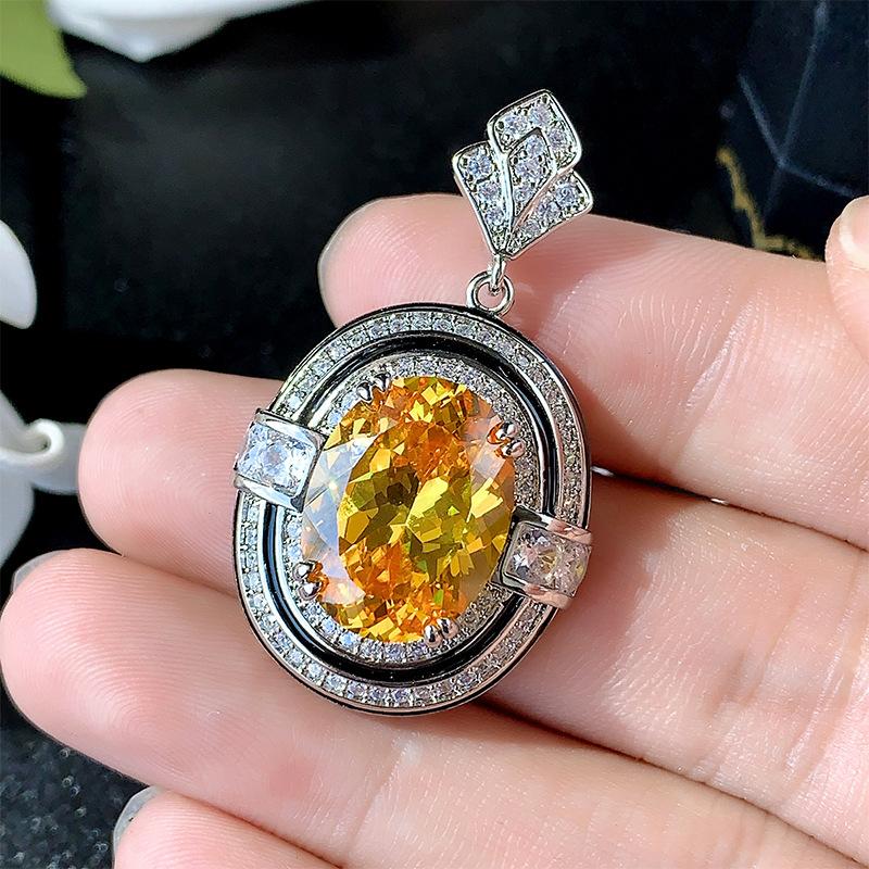 

Autumn and winter new jewelry set zircon ring necklace high-end European and American style light luxury fashion spot batch