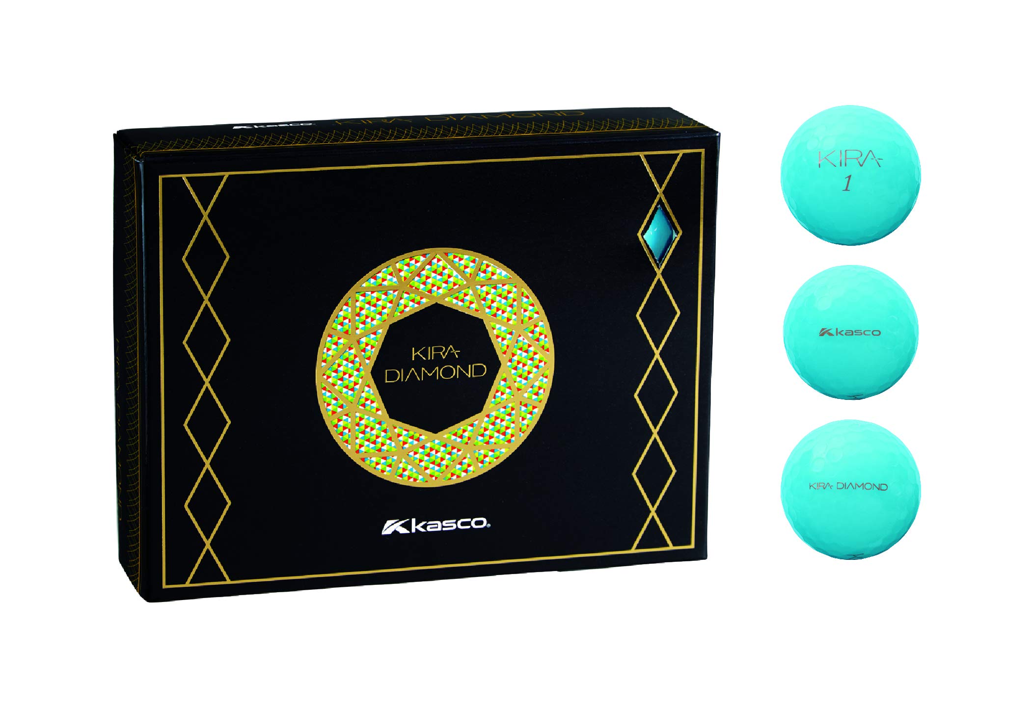 

Мячи для гольфа KASCO Kira Diamond Blue, дюжина синий