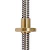 T8 Lead Screw with Brass Nut OD 8mm Lead 2mm Long Service Life 3D Printer Component for CNC Router Equipment