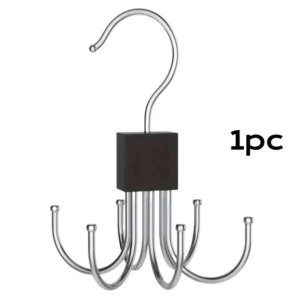 

Вращающиеся на 360° вешалки-крючки для хранения, многозажимная металлическая вешалка для ремней, деревянный органайзер для хранения бюстгальтеров, галстуков, шарфов, для домашнего шкафа