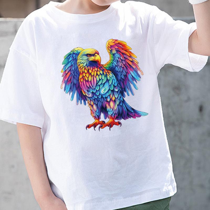 Colors Eagle Patches On Clothes Cool Stickers Diy Thermal Press A-Level Washable Vinyl Hoodies Tops Animal Patch Decals