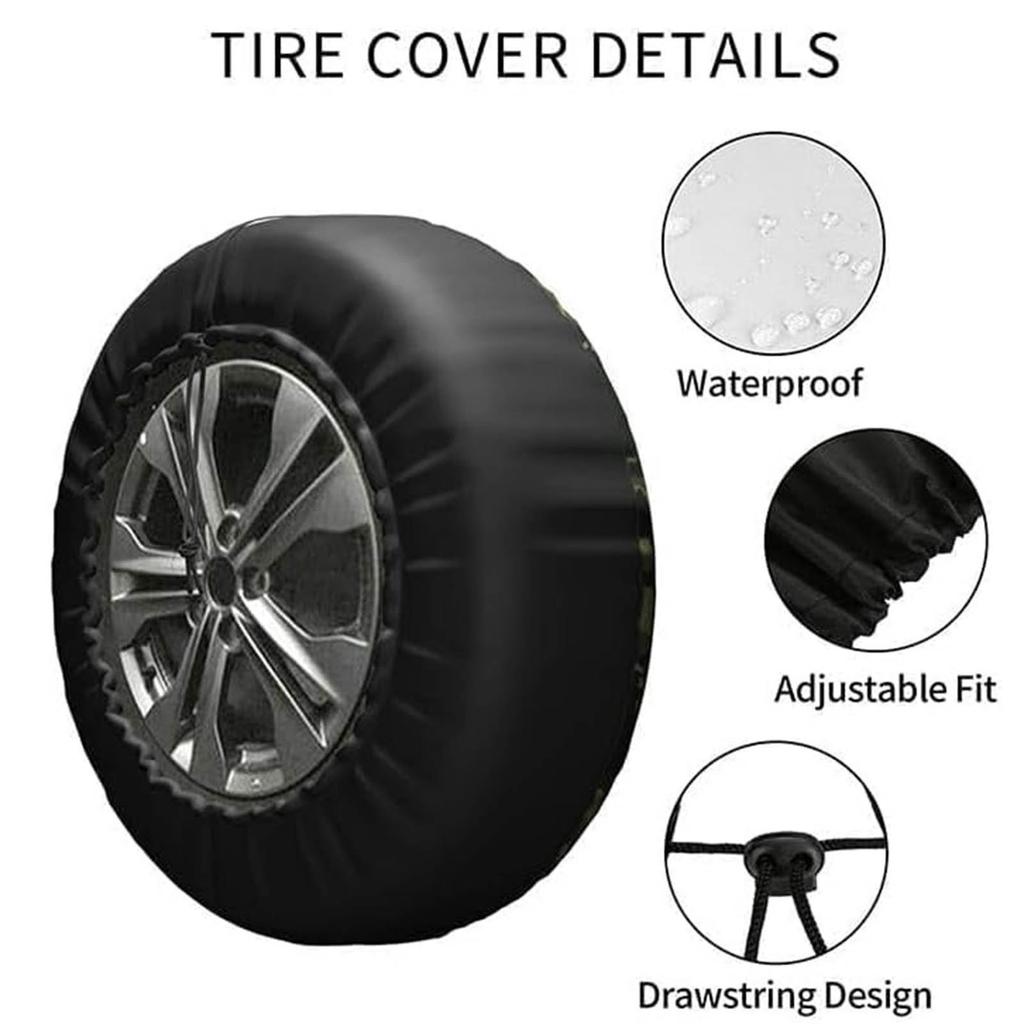 Mitsubishi Pajero Spare Tire Wheel Cover, Mitsubishi Pajero Series Spare Tire Cover, Wheel Cover Fashion Auto Parts, 14-15 Inches