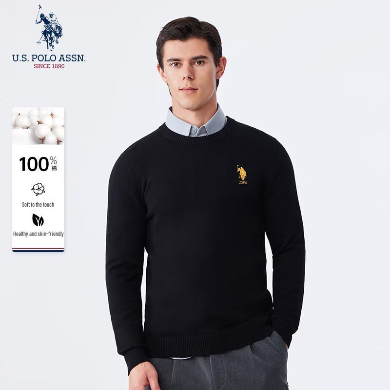 

U.S. POLO ASSN. Men s Pure Cotton Crew Neck Knit Sweater L
