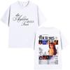 Die Ayliva Tour Grafik T-Shirts Herren Damen Lässig Harajuku Oversized T-Shirt Retro Mode Baumwoll-T-Shirt Oberteile