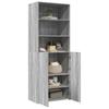 Vidaxl Armadio Alto, Rovere Sonoma Grigio, 70X42,5X185 Cm