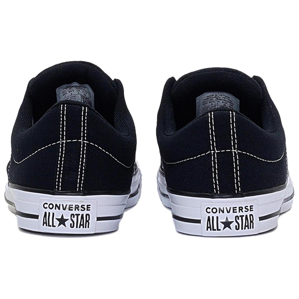 Converse Chuck Taylor All Star Wear resistant And Lightweight Low top Canvas Shoes Unisex Black White A01718C