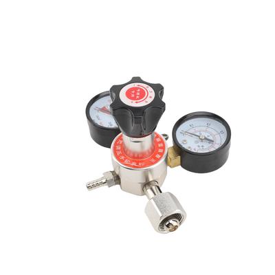 Beer CO2 Pressure Regulator Valve Alloy 160PSI 230PSI Keg CO2 Regulator for Breweries Bars Restaurants 7 16 20UNF