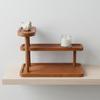 Desktop Display Stand Solid Wood Rack Stable Structure Versatile Organizer Simple Style Office Storage Bracket